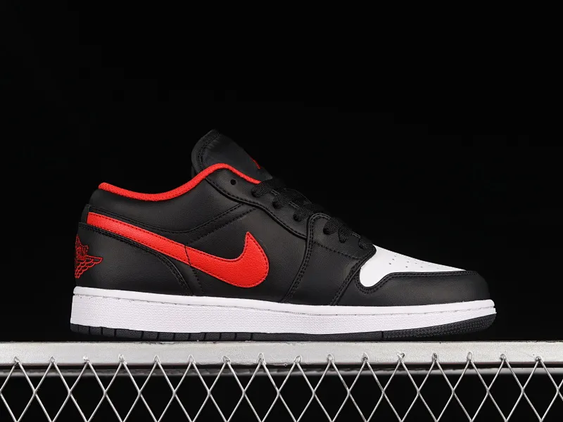 All categories Air Jordan Jordan series basketball shoes Air Jordan 1 Low Air Jordan 1 Low "White Toe" AJ1 Joe 1 small black red toe low-top basketball shoes 553558-063